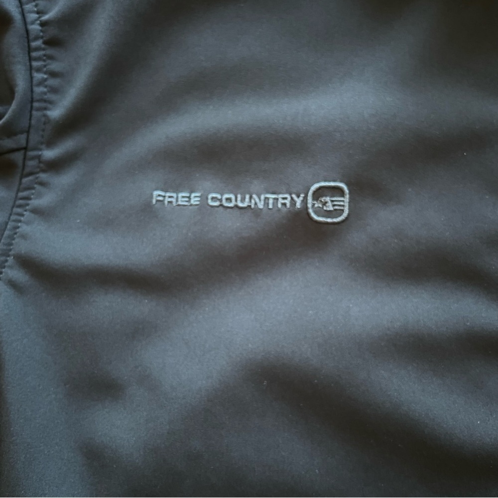 𝅺Free Country Men's Black Base Camp Soft shell Jacket in XL - Picture 10 of 16